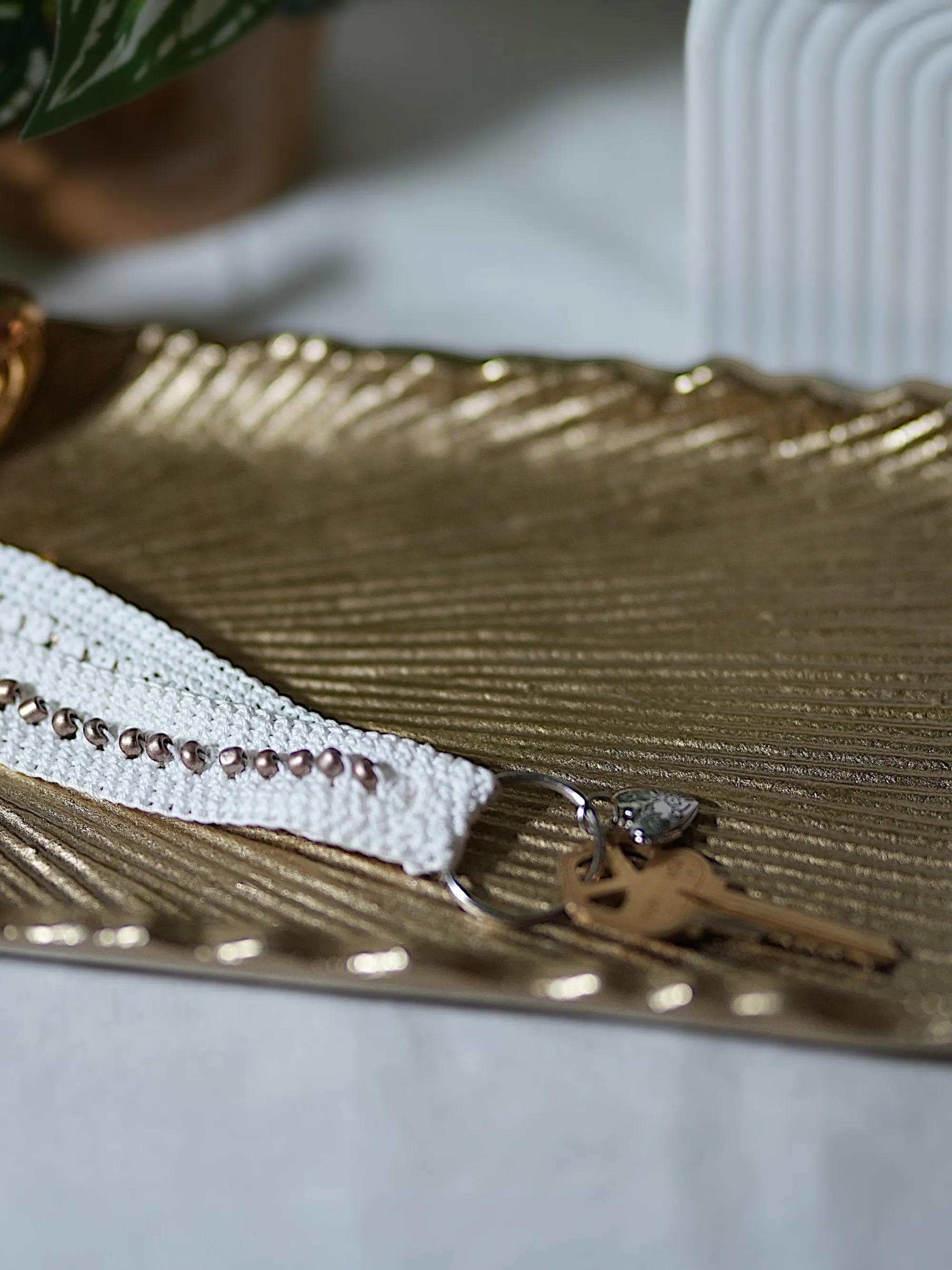 Elegant Handmade Crochet Keychain with Heart Locket