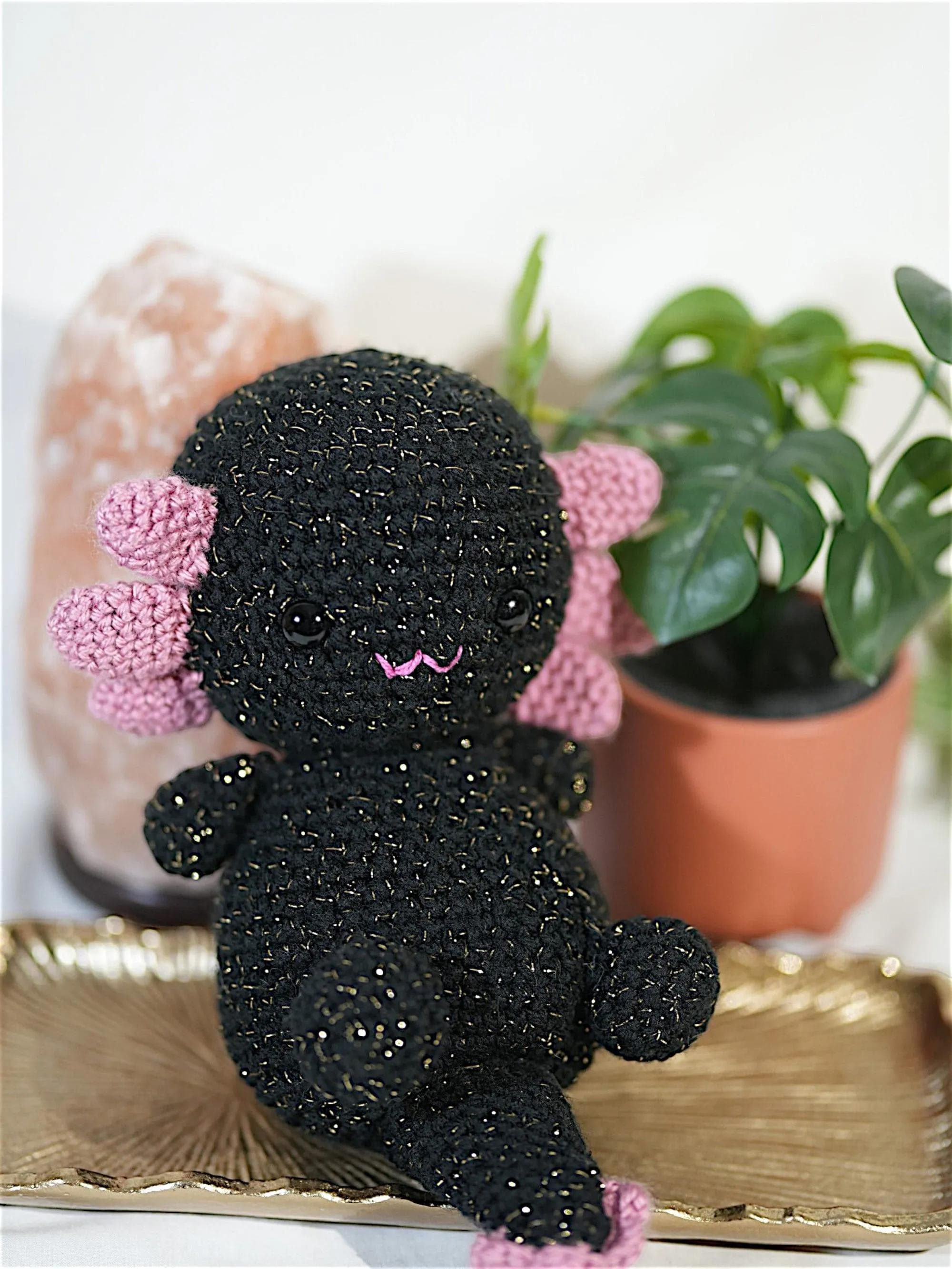 Charming Handmade Crochet Axolotl Plushie