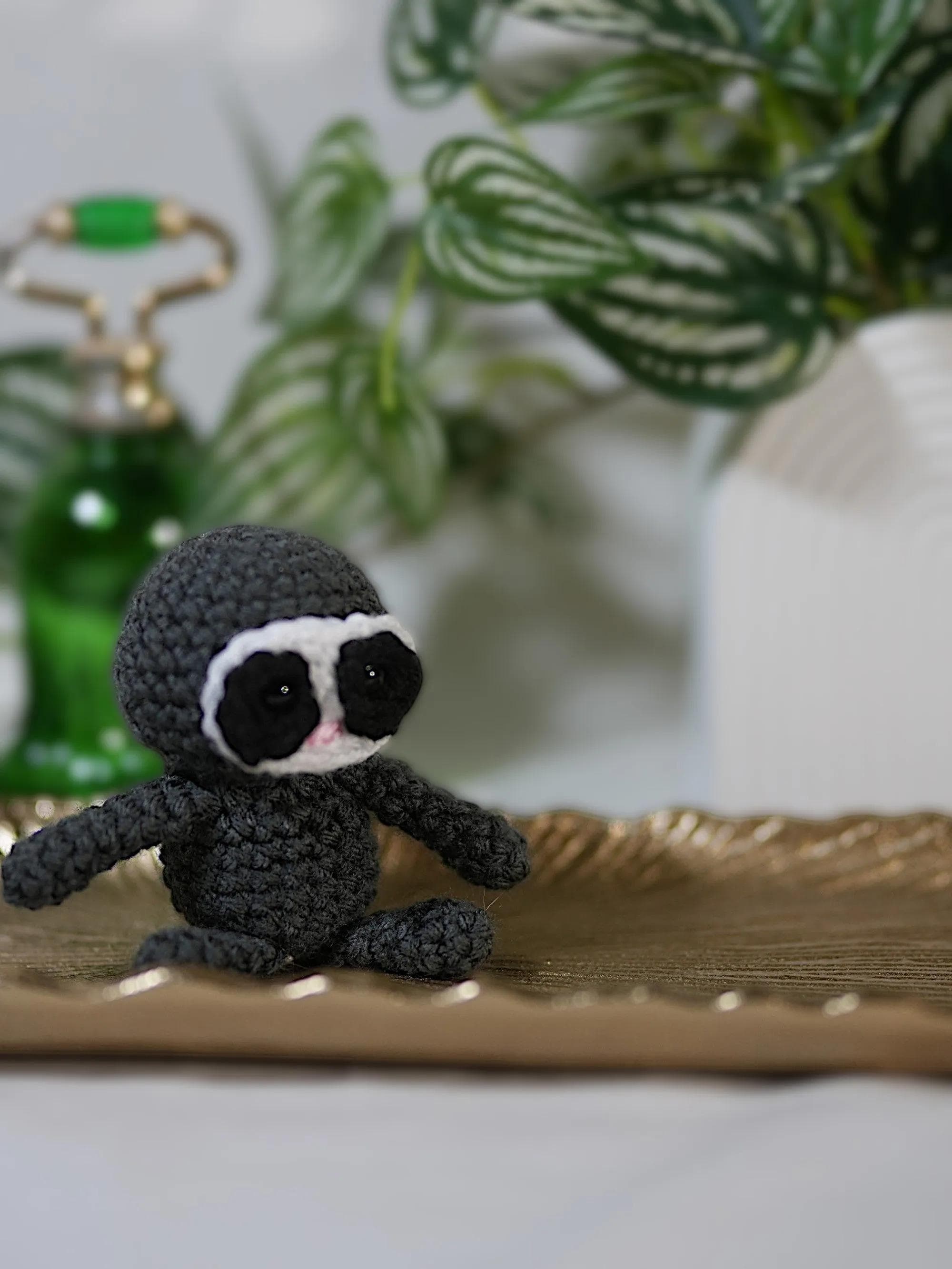 Charming Handmade Crochet Sloth Plush Toy for All Ages